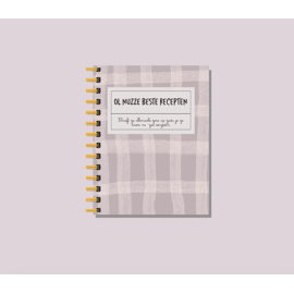 Receptenboek ruit / Atelier Moomade